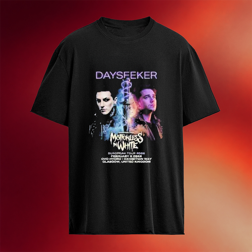 Dayseeker Supporting Motionless In White T-Shirt Dayseeker Merch Unique Gifts For Wife