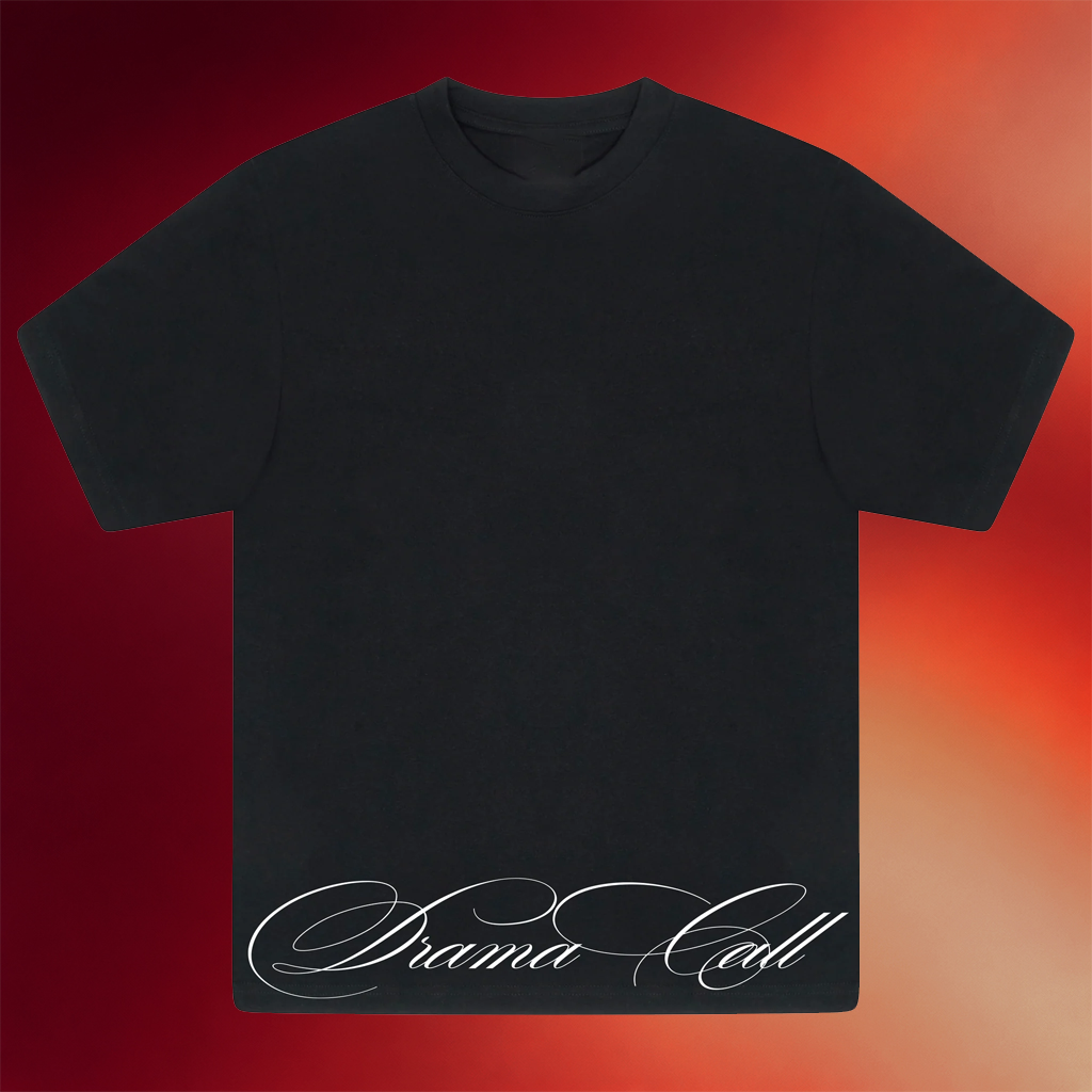 Drama Call Merch 2026 Drama Bottom Script T-Shirt Black Gifts For Husband