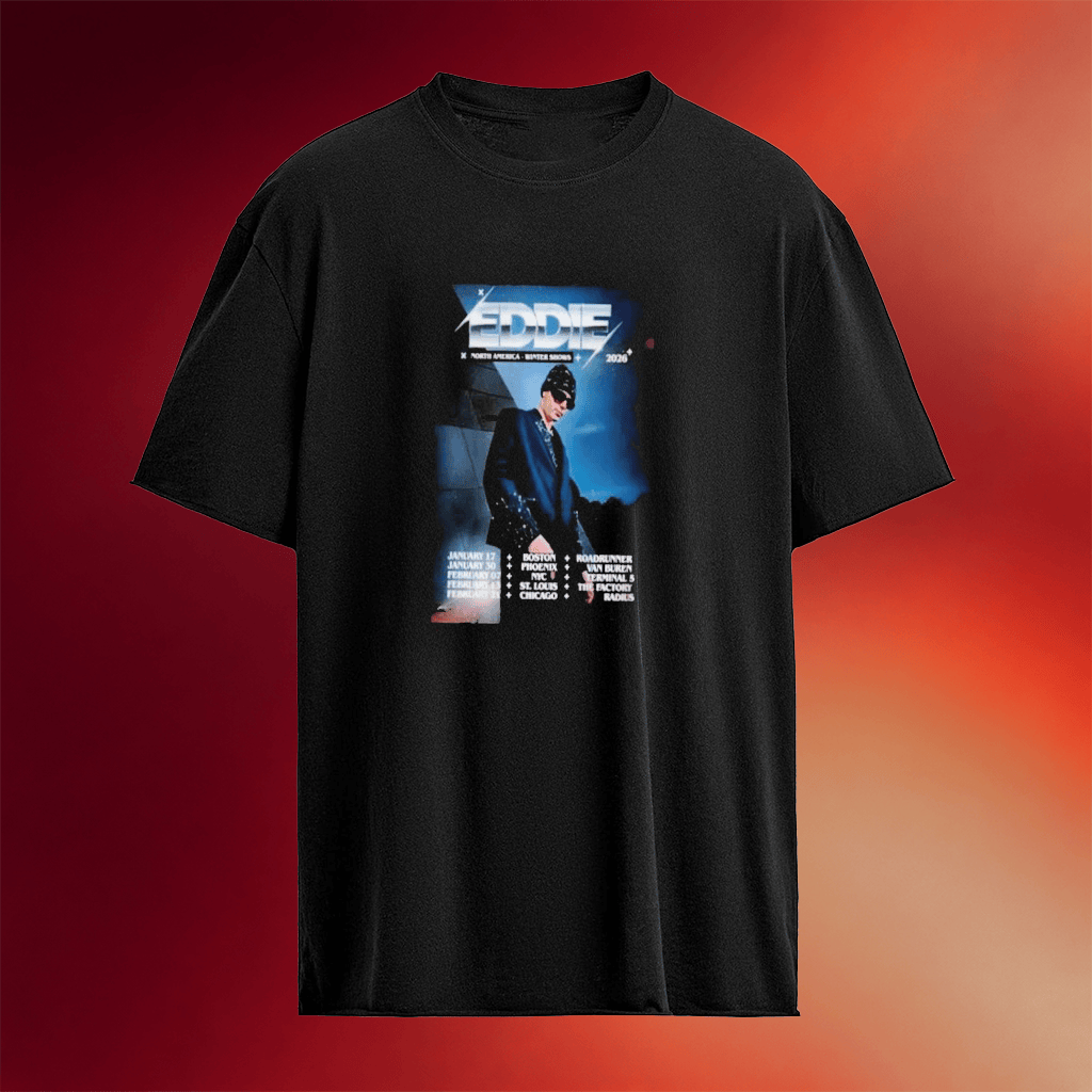 Eddie North America Winter Shows 2026 Tour T-Shirt Eddie Merch Gift For Concert Lover