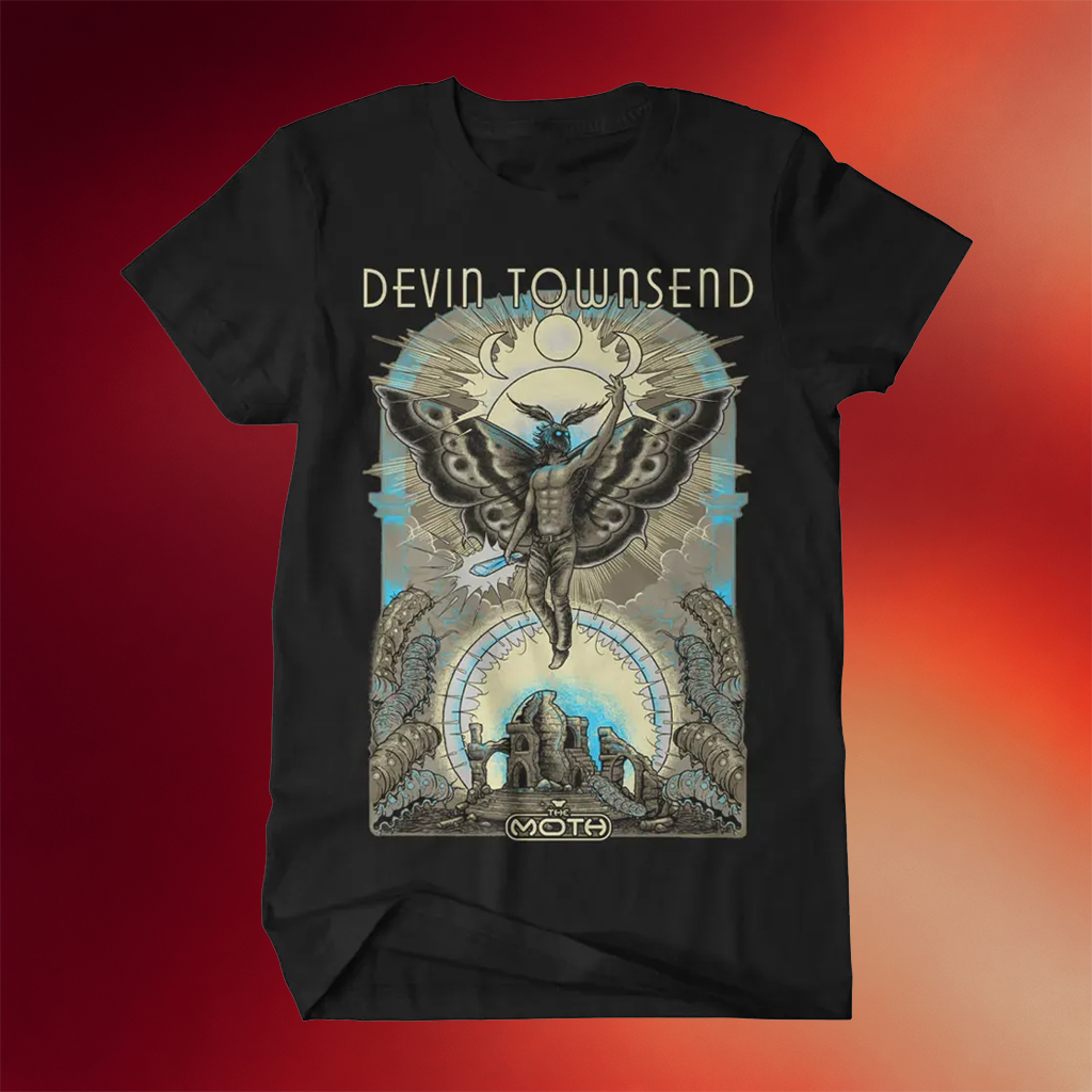 Devin Townsend Merch 2026 The Moth T-Shirt Unique Gifts For Music Lovers