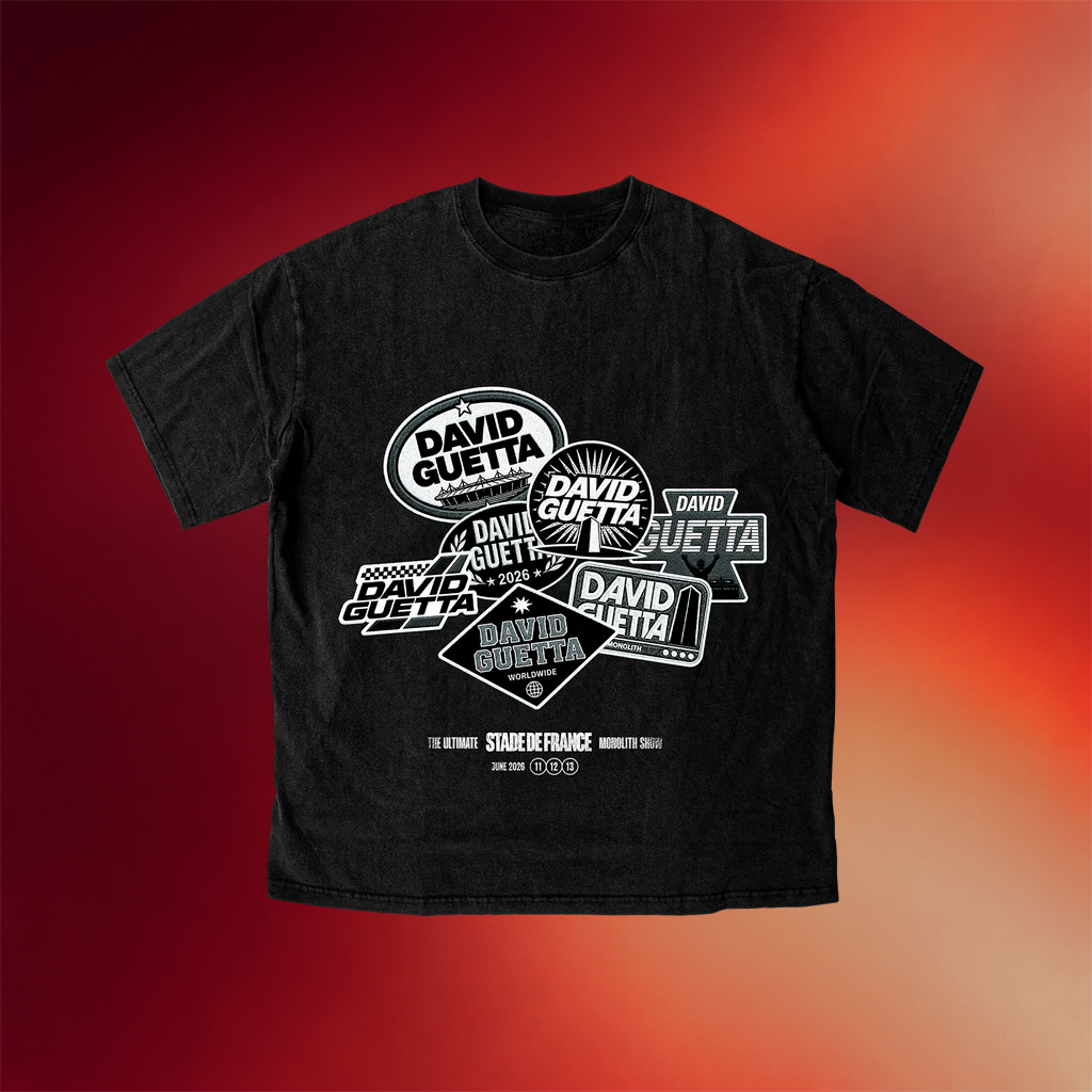 David Guetta Merch 2026 Patch T-Shirt David Guetta French DJ Shirt Gift For Music Lovers