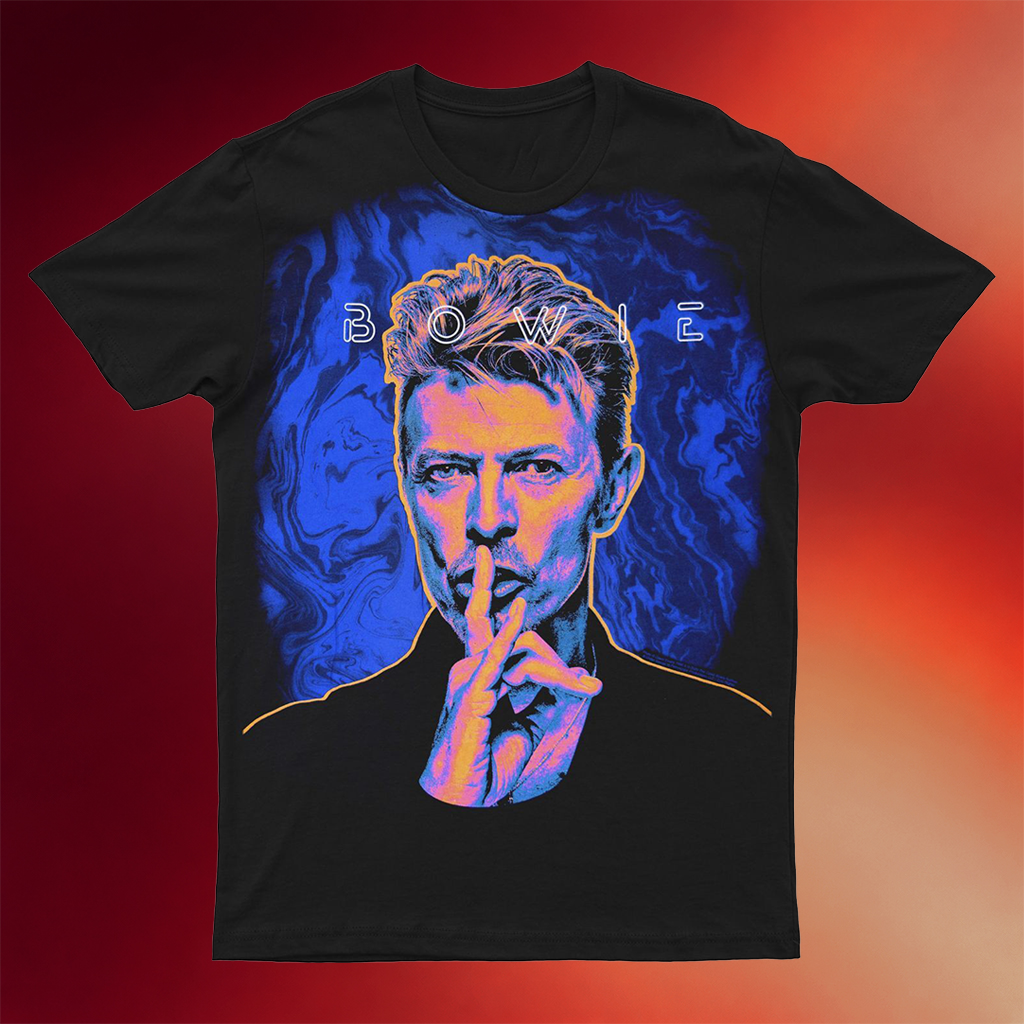 David Bowie Merch 2026 David Bowie SHHH T-Shirt Bowie Black Shirt Gifts For Fans