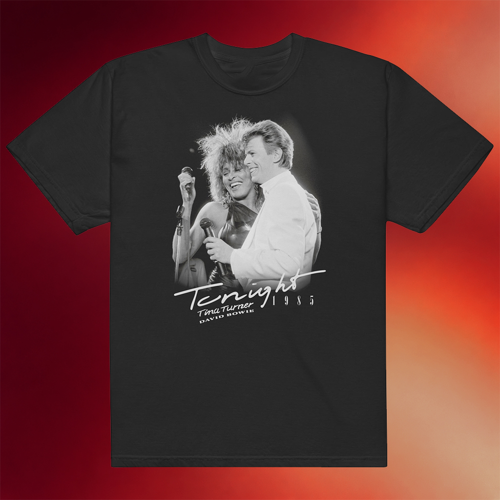 David Bowie Merch Bowie And Tina Tonight 1985 T-Shirt Gifts For Music Fans
