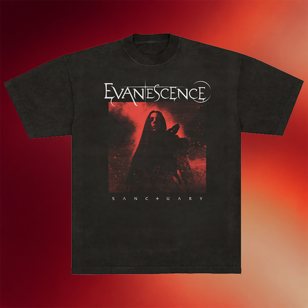 Evanescence Merch 2026 Sanctuary T-Shirt Evanescence Band Shirt Gifts Ideas For Rock Fans