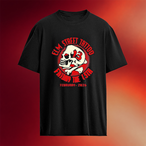 Elm Street Tattoo Friday The 13Th February 2026 T-Shirts Best Birthday Gift For Husband