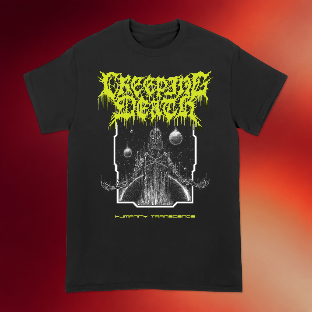 Creeping Death Merch 2026 Levitating Shirt Humanity Transcends T-Shirt Gifts For Music Fans