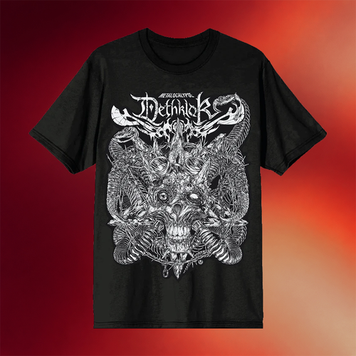 Dethklok Merch 2026 Snakebones Skull T-Shirt Dethklok Shirt Gifts For Music Fans
