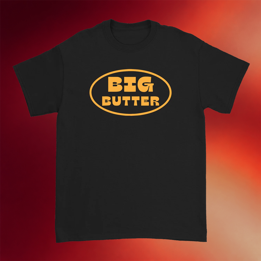 Connor Higgins Merch 2026 Big Butter T-Shirt Black Gifts For Baseball Lovers