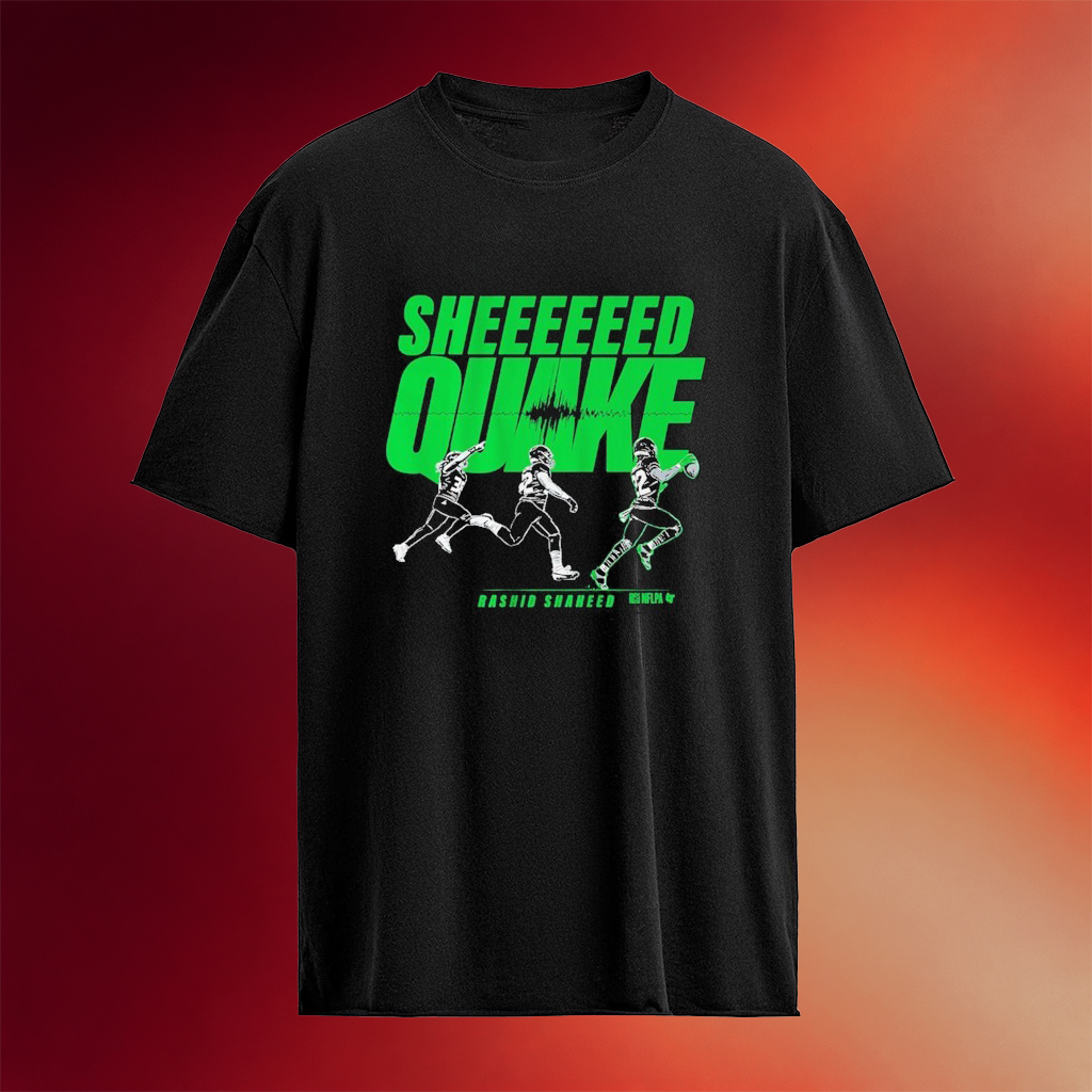 Rashid Shaheed The Sheed Quake T-Shirt Rashid Shaheed Merch Football Fan Gift Ideas