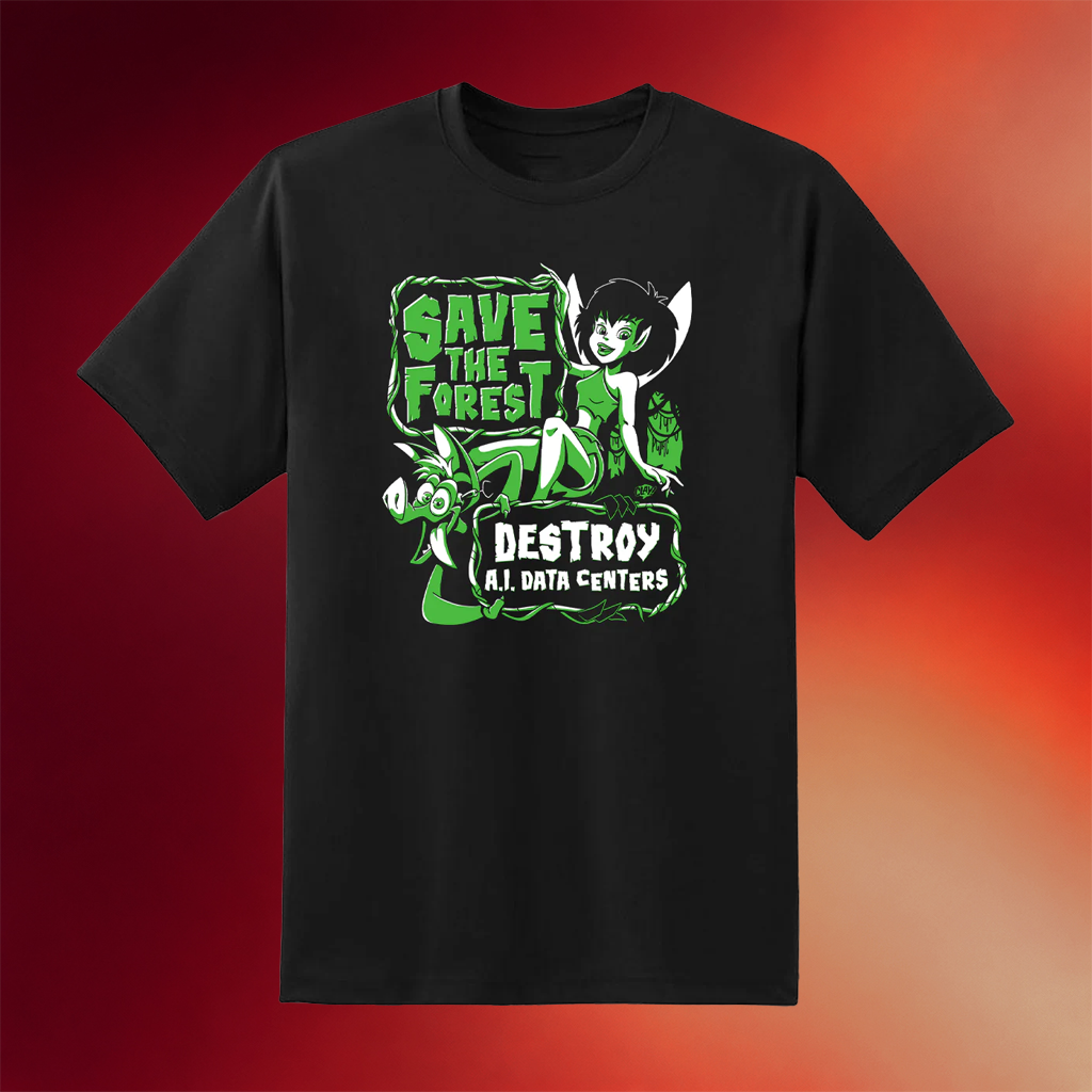 Punk With A Camera Merch 2026 Save The Forest Destroy AI Data Centers T-Shirt Gifts For BFF