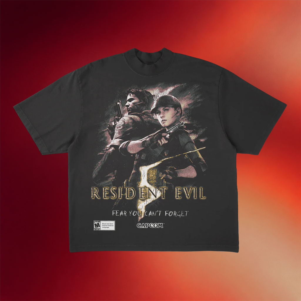 Prestige Merch Supply Resident Evil 5 Fear You Can_t Forget T-Shirt Gift For Gamers