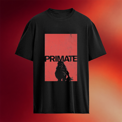 Primate Red Block T-Shirt Best Birthday Gift For Husband