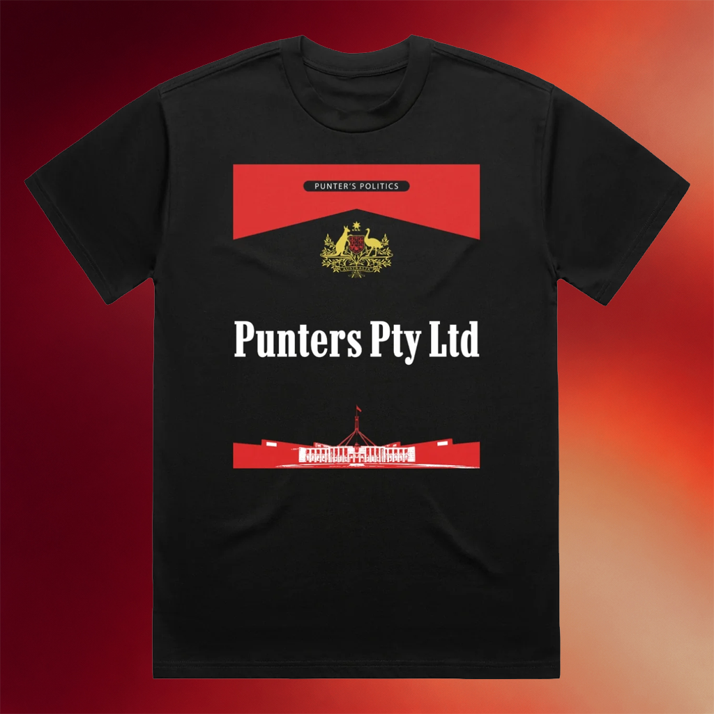Punter_s Politics Merch 2026 Punter_s Lobbyist Uniform Black T-Shirt Gifts For Boyfriend