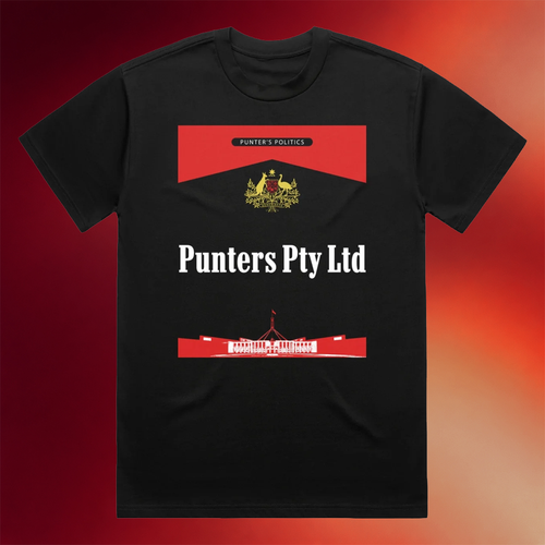 Punter_s Politics Merch 2026 Punter_s Lobbyist Uniform Black T-Shirt Gifts For Boyfriend