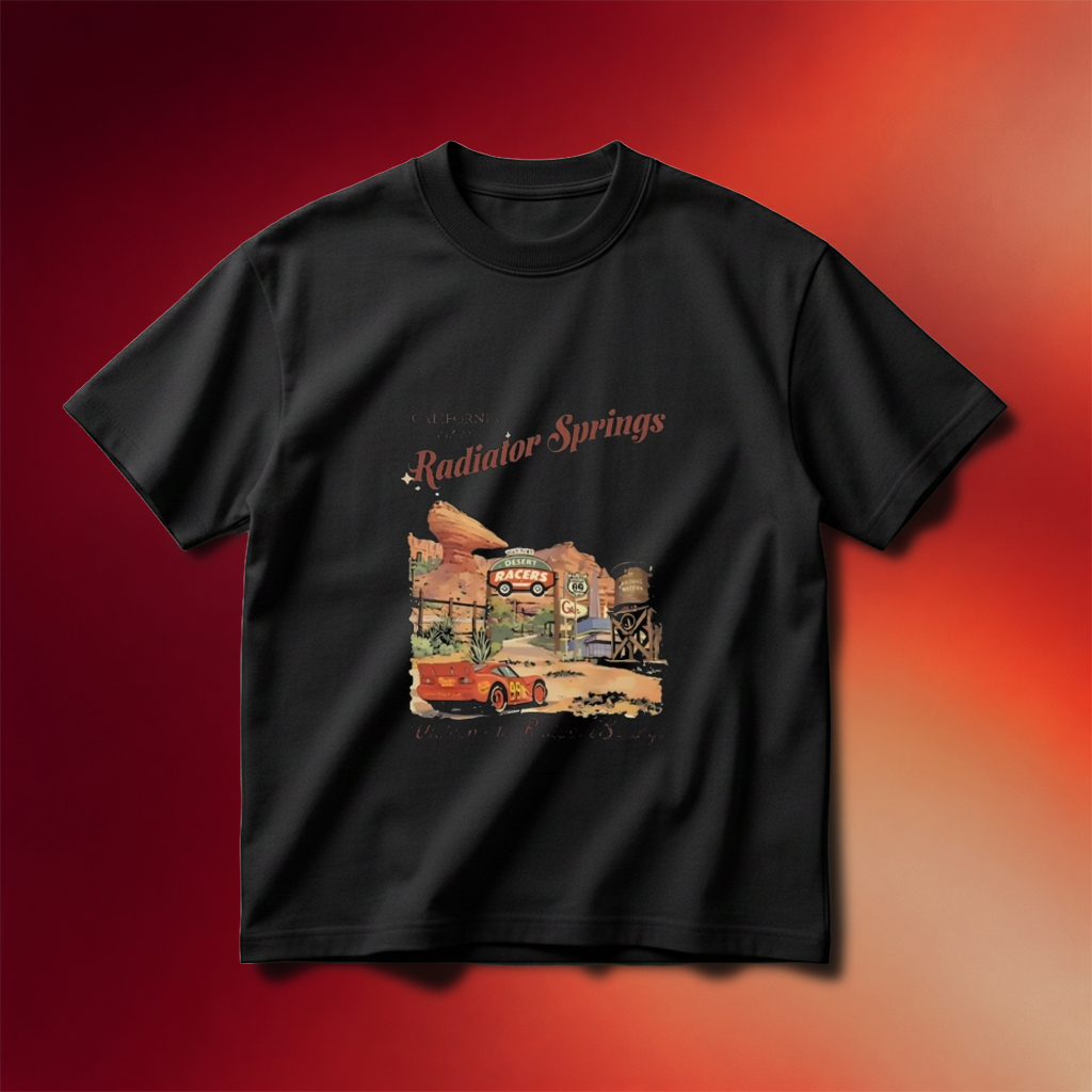 Radiator Springs Lightning McQueen Shirt Gift Ideas For BFF