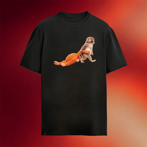 Punch Baby Monkey Shirt Lonely Monkey T-Shirt Gifts For Animal Lovers