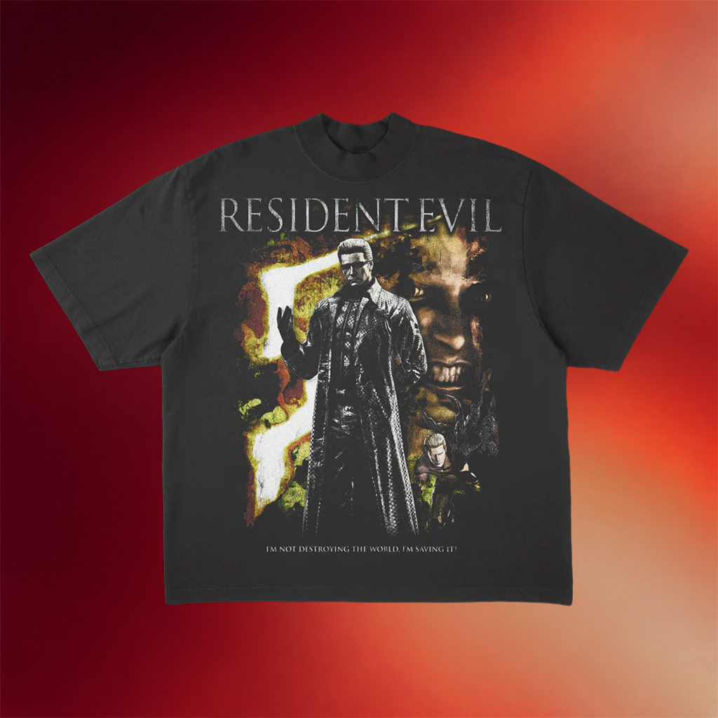 Prestige Merch Supply Resident Evil 5 Wesker T-Shirt Best Gifts For Video Game Lovers