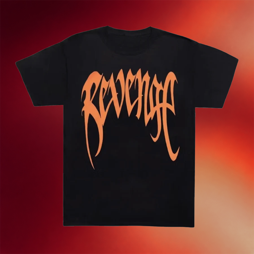 Revenge Merch 2026 Revenge Orange Arch T-Shirt Black Unique Father_s Day Gifts