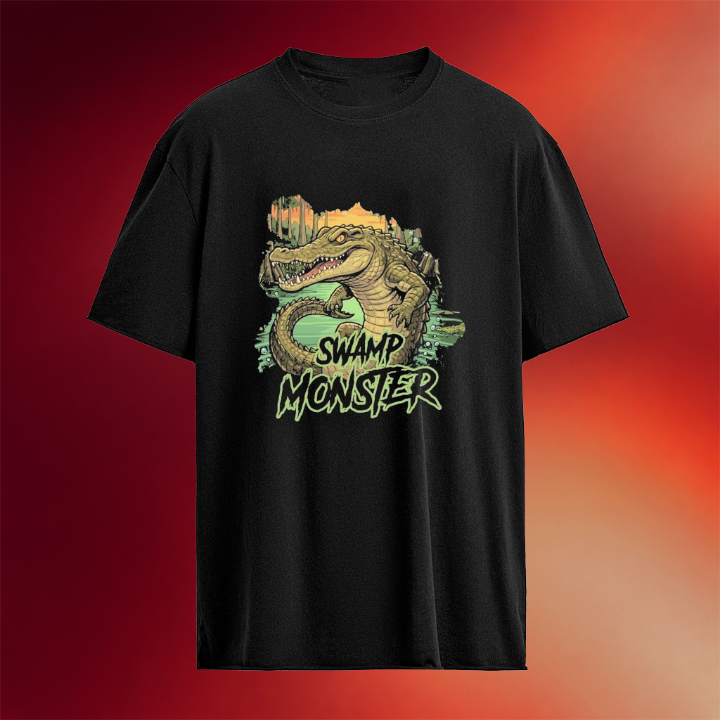 Rawwfishing Swamp Monster Gator T-Shirt Birthday Present For Dad