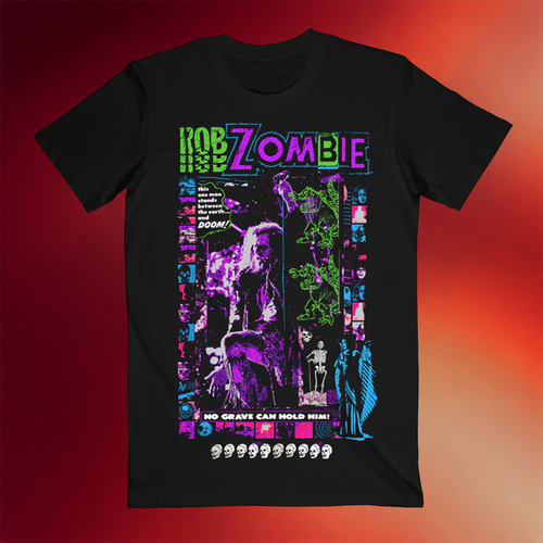 Rob Zombie Merch 2026 No Grave T-Shirt Unique Gifts For Music Lovers