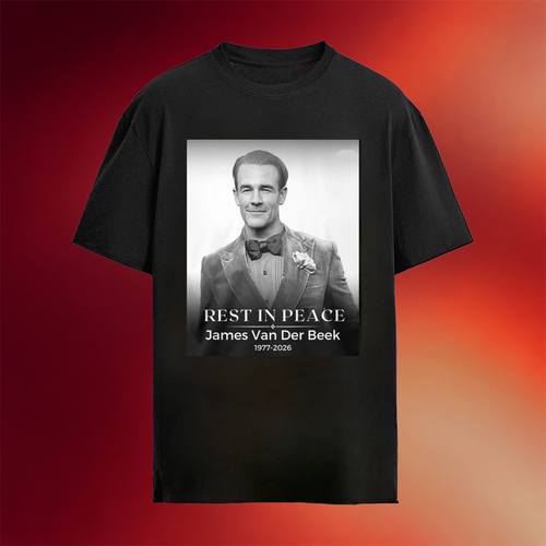 RIP Rest In Peace James Van Der Beek 1977 2026 Shirt Thank You For The Memories T-Shirt