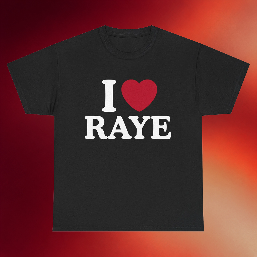 Raye Merch 2026 I Love Raye T-Shirt Best Gifts For Music Lovers