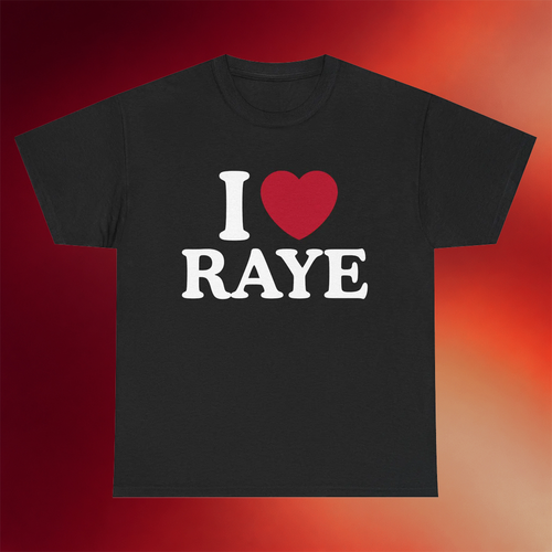 Raye Merch 2026 I Love Raye T-Shirt Best Gifts For Music Lovers