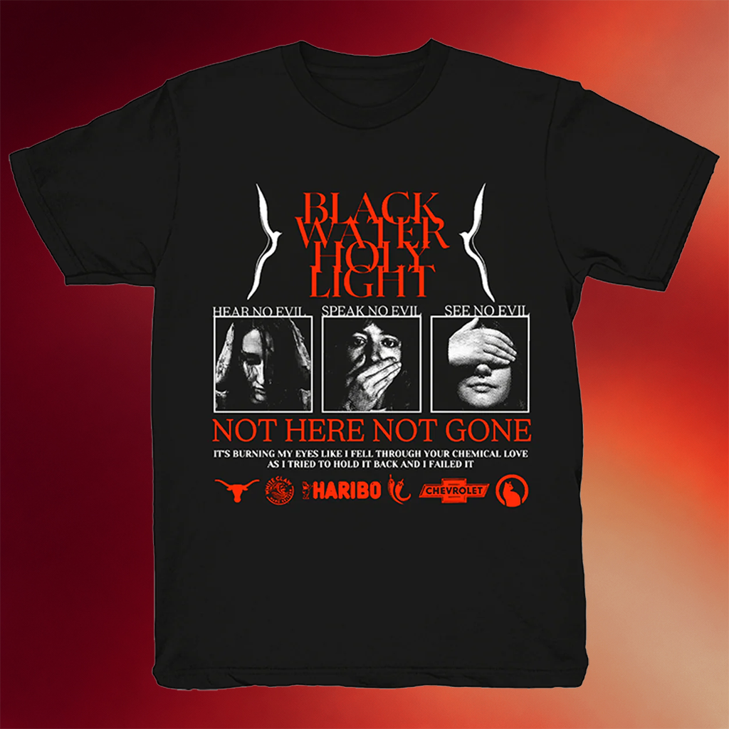 Relentless Merch 2026 Blackwater Holylight Hear Speak See No Evil T-Shirt Band Fan Gifts
