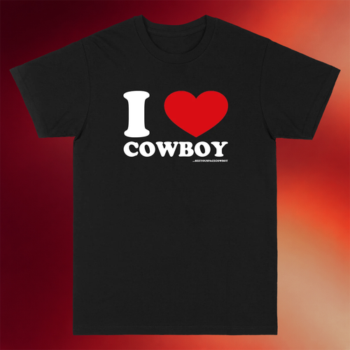 SeeYouSpaceCowboy Merch 2026 I Love Cowboy T-Shirt Birthday Gift For Friends