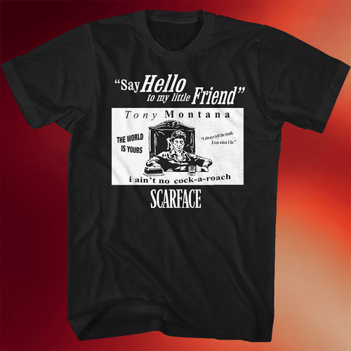 Scarface Shirt Tony Montana Quotes Scarface T-Shirt Great Father_s Day Presents