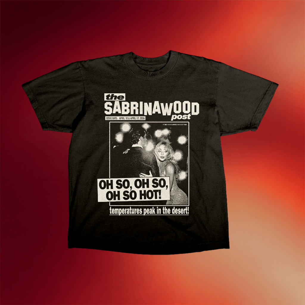 Sabrina Carpenter Merch 2026 The Sabrinawood Post T-Shirt Presents For Music Lovers