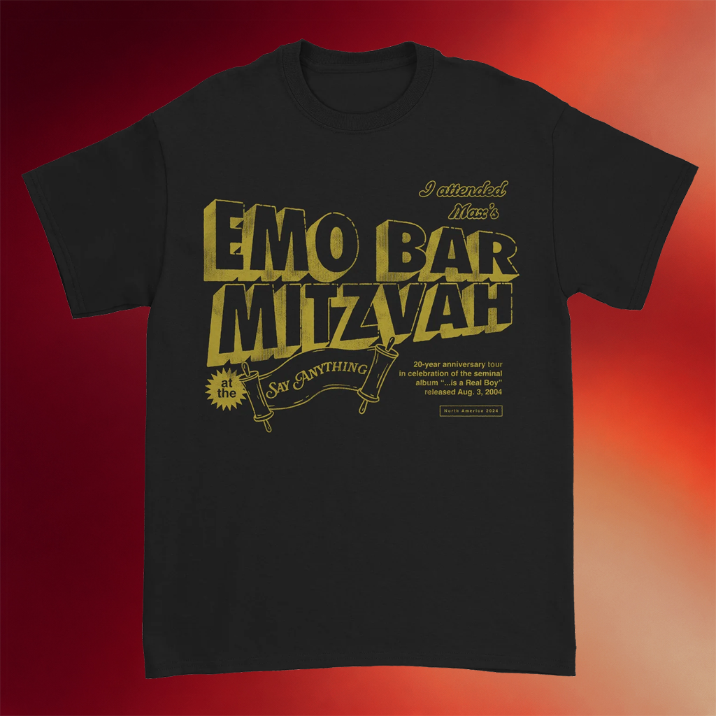 Say Anything Merch 2026 Emo Bar Mitzvah T-Shirt Say Anything Shirt Great Father_s Day Presents