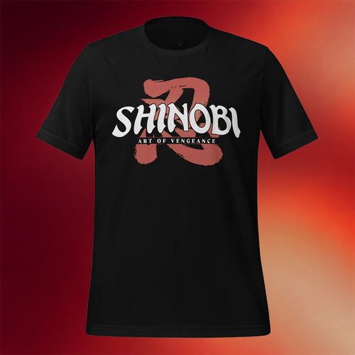Sega Merch 2026 SHINOBI Art of Vengeance Logo T-Shirt Best Gifts For Husband