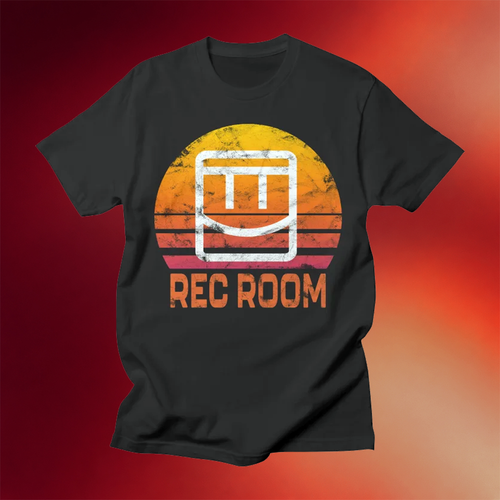 Rec Room Merch 2026 Distressed Retro Sunset T-Shirt Rec Room Shirt Gifts For Game Lovers