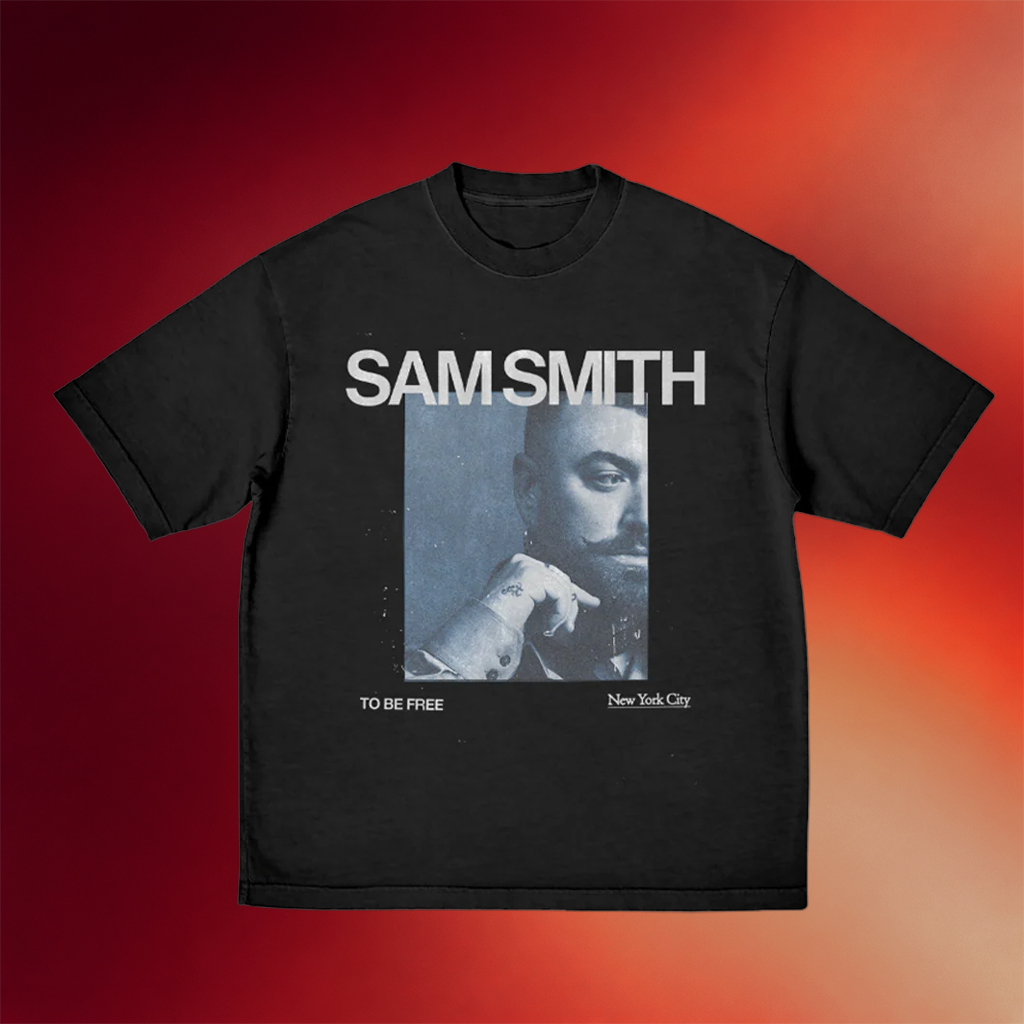 Sam Smith Merch To Be Free Nyc Black T-Shirt Sam Smith Shirt Best Gifts For Music Lovers