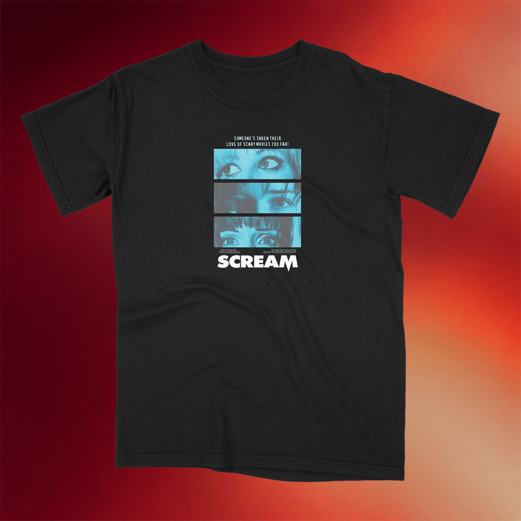 StudioHouse Designs Merch 2026 Scream Woodsboro VHS T-Shirt Gifts For Scary Movie Lovers