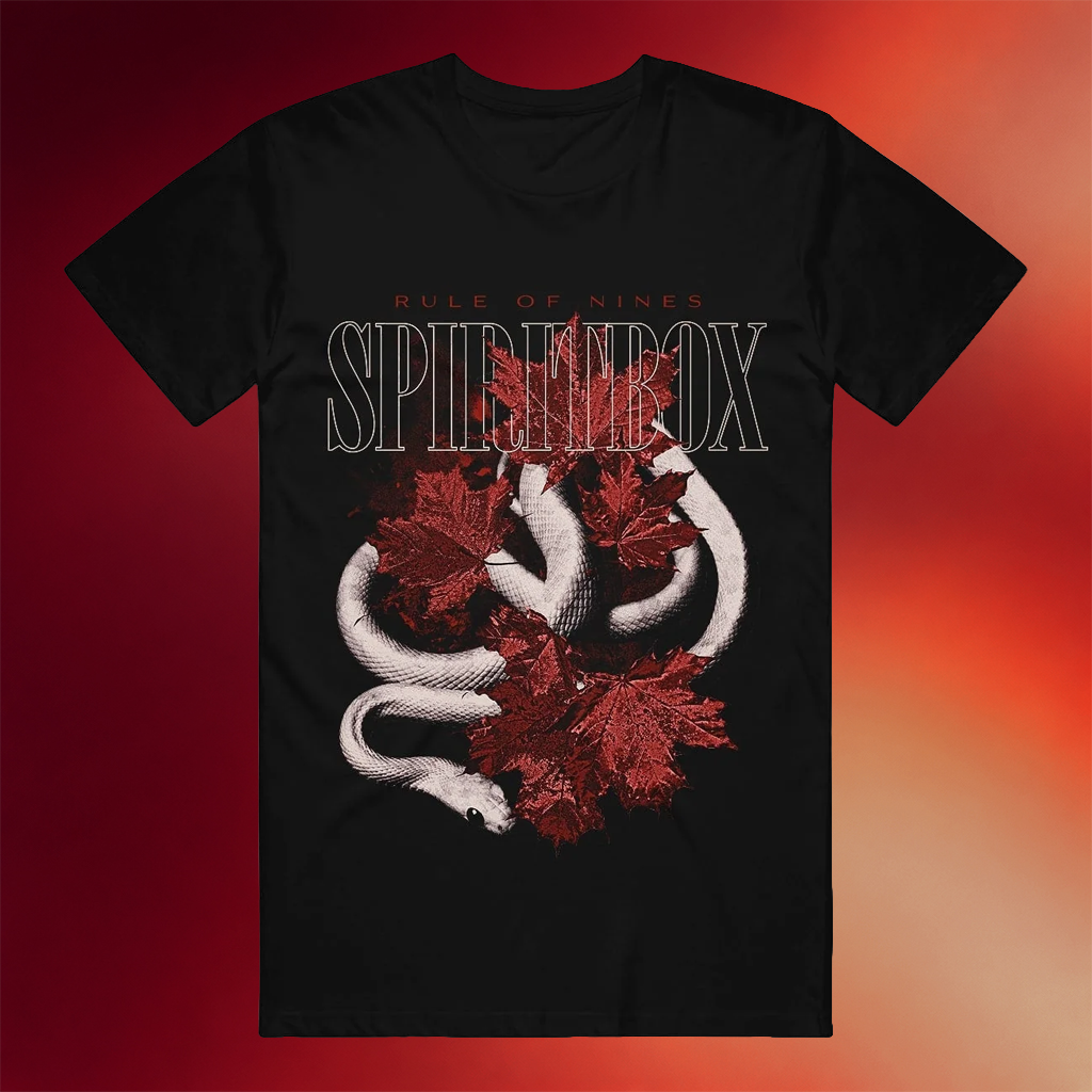 Spiritbox Merch 2026 Rule Of Nines Black T-Shirt Spiritbox Shirt Gifts For Brother