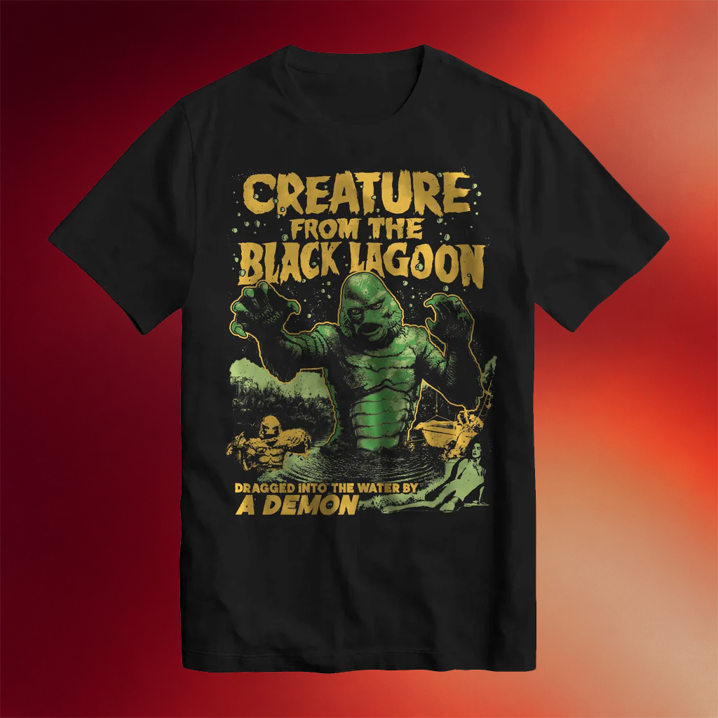Super7 Merch 2026 Creature From The Black Lagoon Poster T-Shirt Gifts For Brothers
