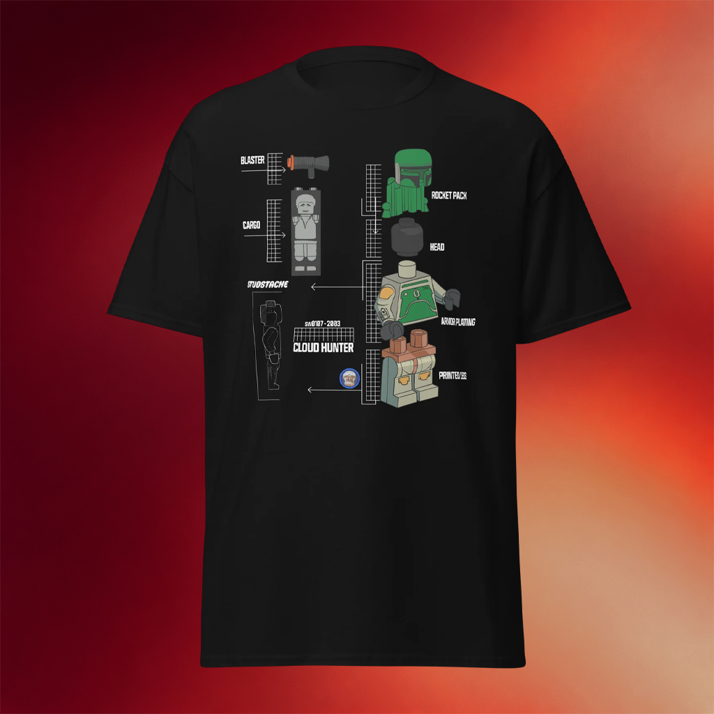 Studstache Merch Cloud Hunter Breakdown T-Shirt Best Birthday Gift For Son