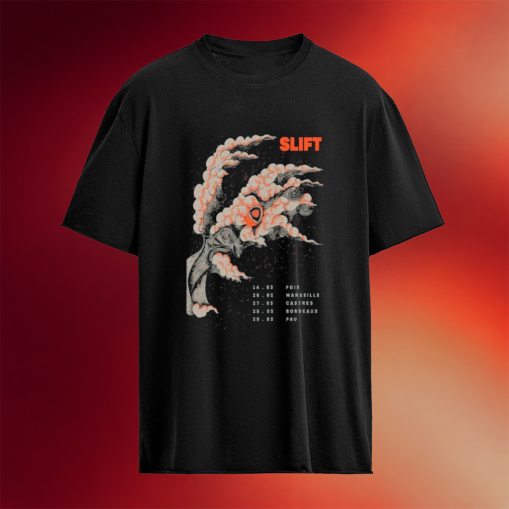 Slift March 2026 Tour T-Shirt Slift March Merch Gifts For Rock Band Fans