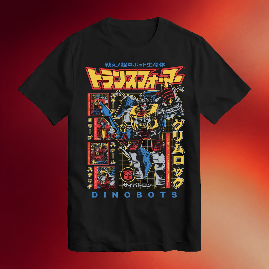 Super7 Merch 2026 Transformers Dinobots Team T-Shirt Best Gifts For Boyfriend