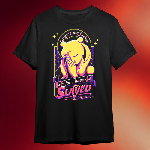 Shark Robot Merch Forgive Me Father For I Have Slayed Shirt Gift Ideas For Sister