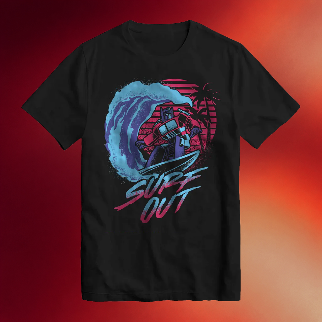 Super7 Merch 2026 Transformers Optimus Prime Surf Out T-Shirt Gifts Ideas For Brother