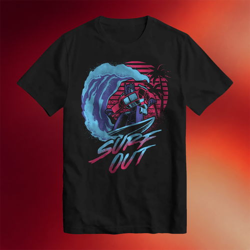 Super7 Merch 2026 Transformers Optimus Prime Surf Out T-Shirt Gifts Ideas For Brother
