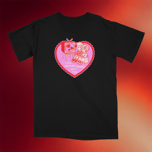 StudioHouse Designs Merch 2026 Watching Movies T-Shirt Best Gifts For Couples
