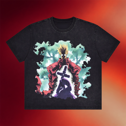 Steady Hands Merch 2026 Trigun Wash T-Shirt Gifts Ideas For Brothers