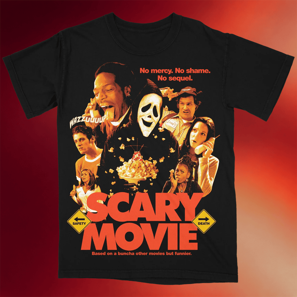StudioHouse Designs Merch 2026 Scary Movie Wazzupp T-Shirt Ghostface Shirt Horror Fan Gifts