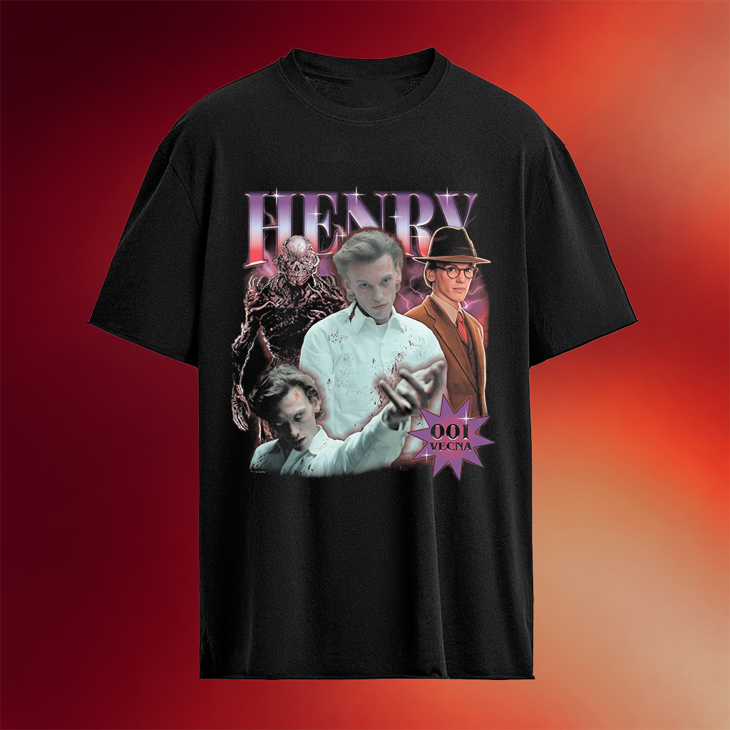 Stranger Things 5 Henry Heartthrob Henry Creel Vecna Mr Whatsit T-shirt Movie Themed Gifts