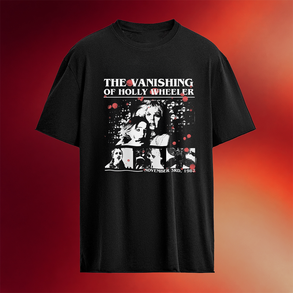 Stranger Things 5 The Vanishing Of Holly Wheeler T-shirt Stranger Things Clothing Gifts for Him