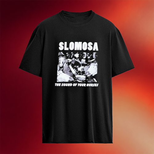Slomosa The Sound Of Your Horses Mask Mosh Pit T-Shirt Slomosa Merch Gifts For Fans